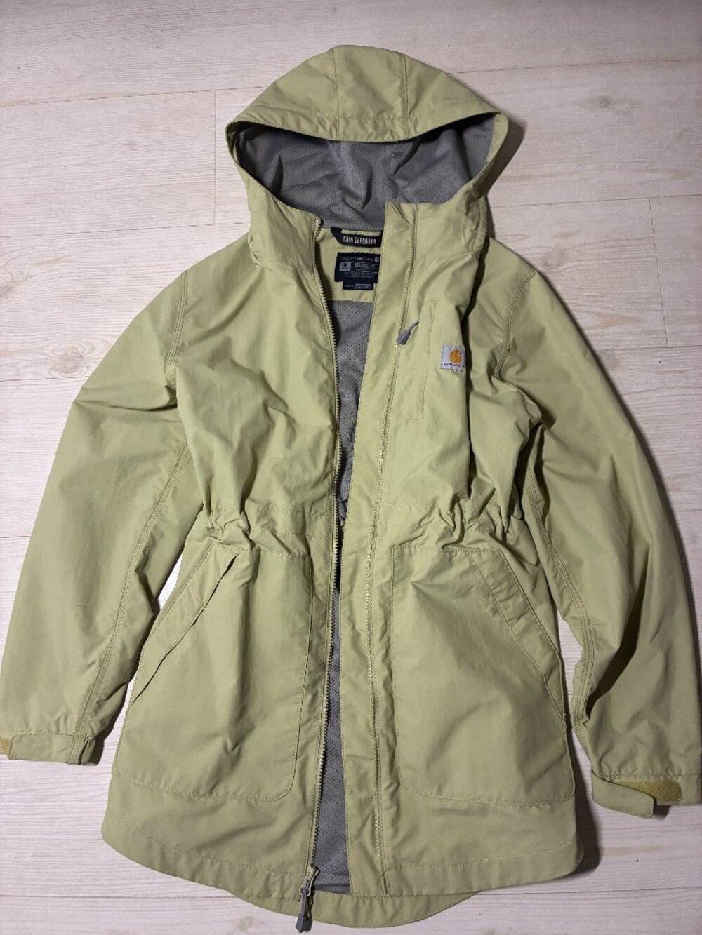 Carhartt Women's Rockford Rain Defender Full-Zip Utility Jacket Light Green M